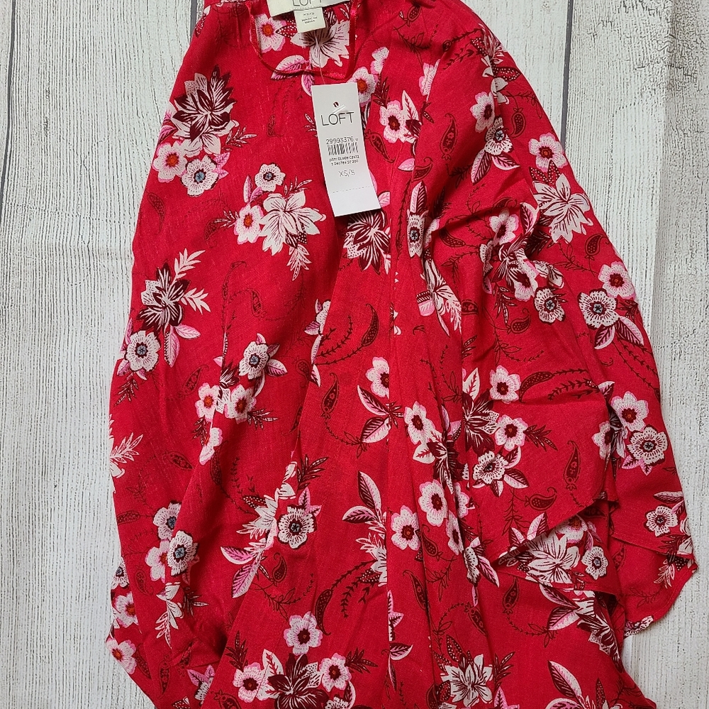 *NWT*.Loft. Red Tunic - Picture 6 of 6